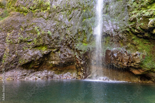 View of the Caldeirao verde waterfall