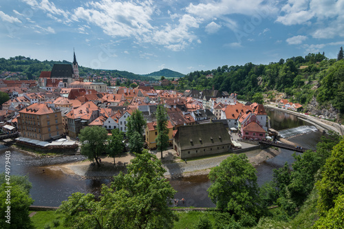Broad view of Cesky Krumlov - Cesky Krumlov, Czech Republic