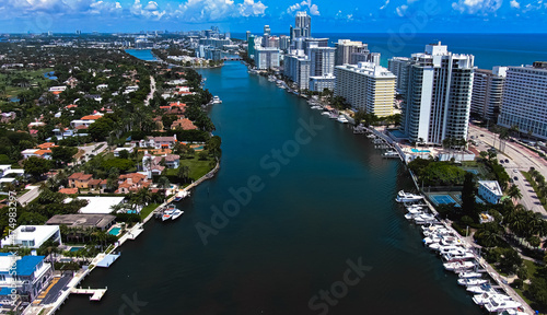 Miami Beach intracoastal waterway