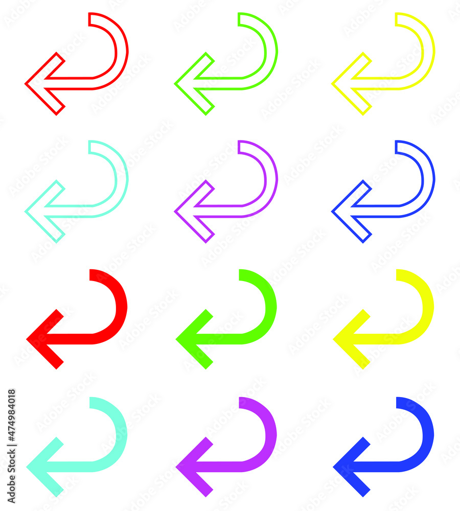 Arrow Icon. Arrow icon symbol in trendy flat style. Set elements in colored icons. Arrow icon image, Arrow icon illustration isolated on white background Arrow Icon. Arrow icon symbol in trendy flat style. Set elements in colored icons. Arrow icon image, Arrow icon illustration isolated on white background