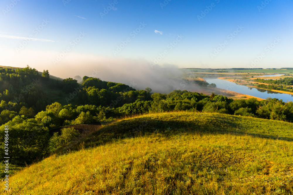 landscape with field