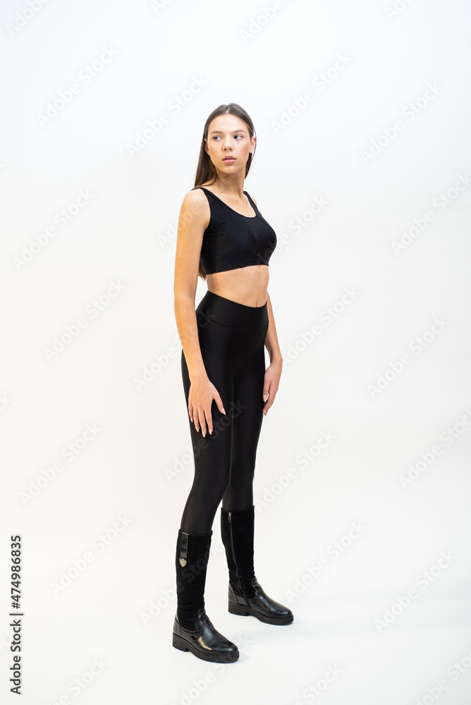 Young woman test model snap shoot Young woman test model snap shoot