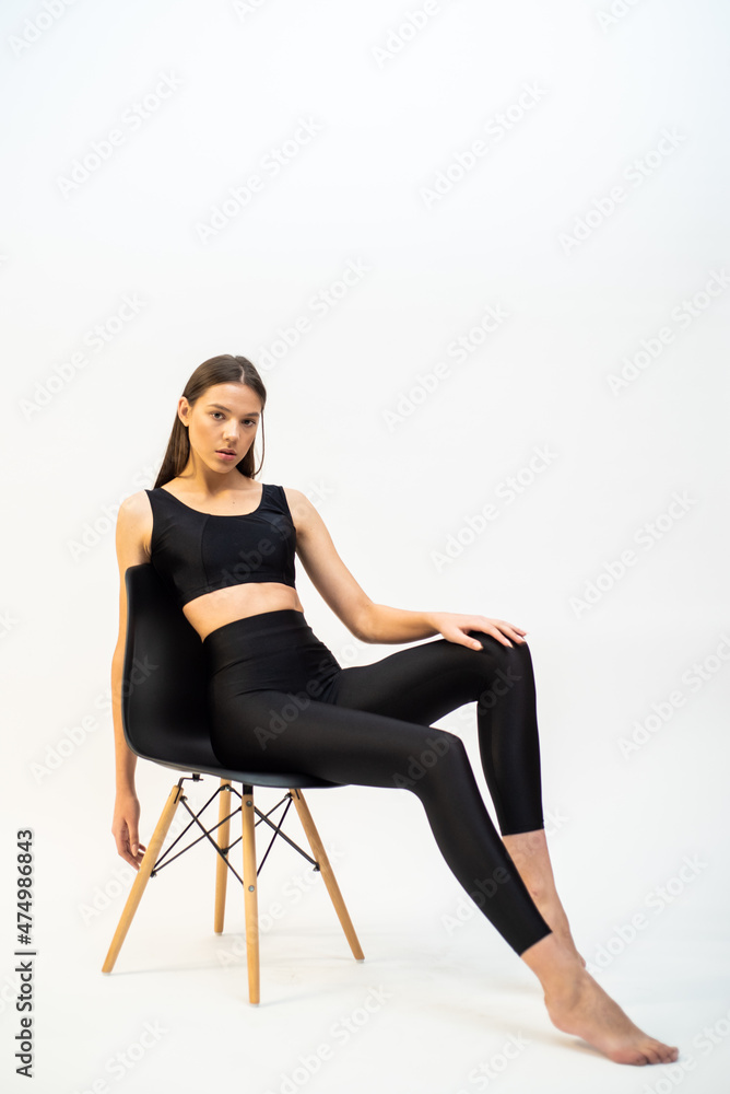 Young woman test model snap shoot Young woman test model snap shoot