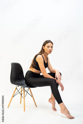 Young woman test model snap shoot © alipko