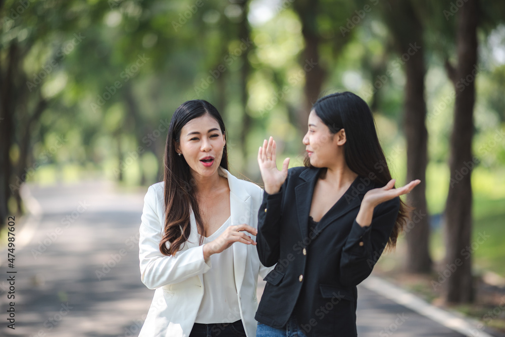 LGBT people concept, Lesbian Asian woman person are happy together lifestyle LGBT people concept, Lesbian Asian woman person are happy together lifestyle