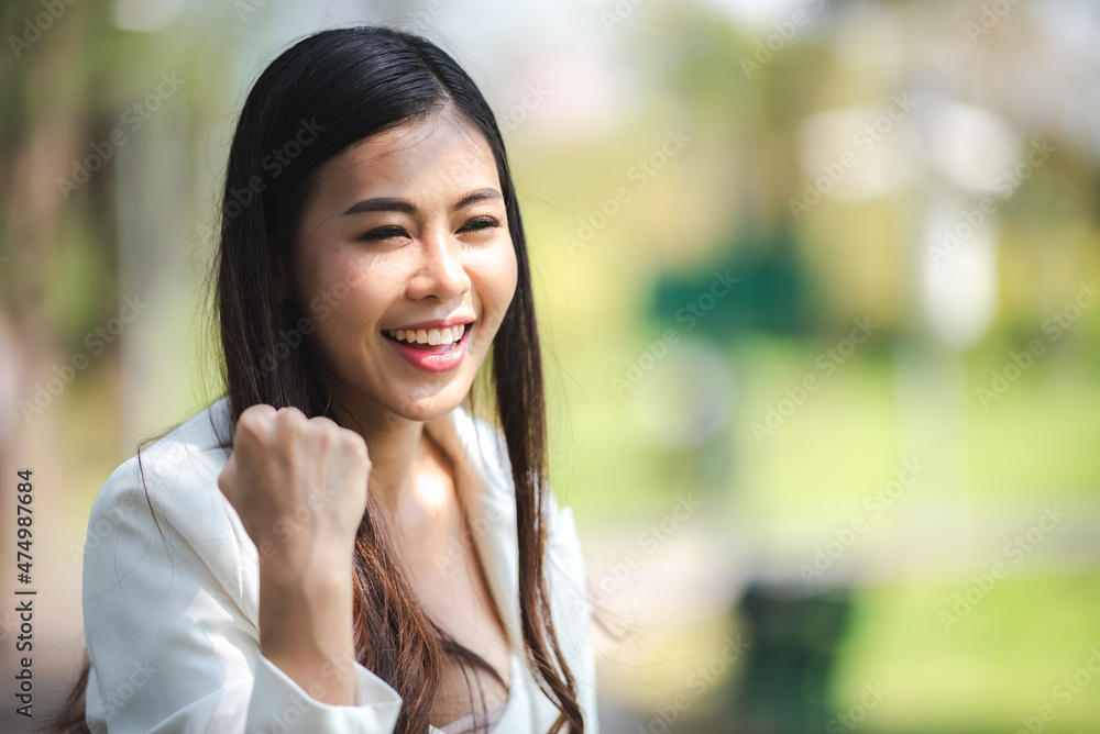 young Asian business woman are smiling and happy lifestyle, outdoor beautiful pretty portrait young Asian business woman are smiling and happy lifestyle, outdoor beautiful pretty portrait
