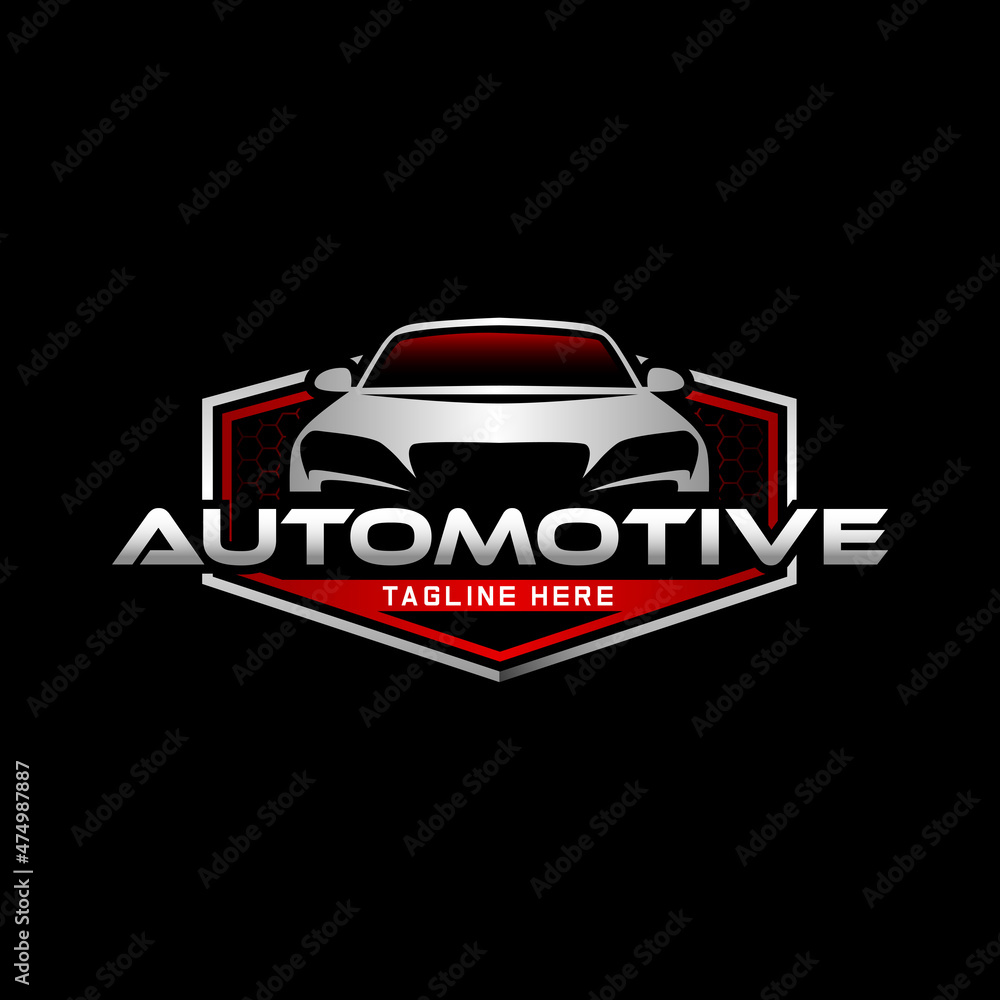 Obraz premium Automotive Car Vector Logo Template