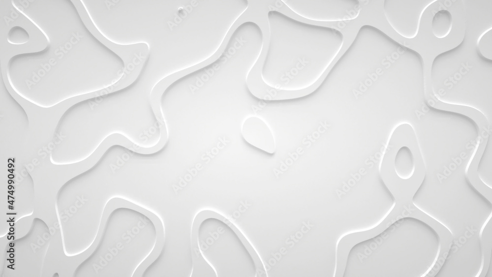 Smooth fractal noise striped waves on the surface. Bright, milky background. Smooth fractal noise striped waves on the surface. Bright, milky background.