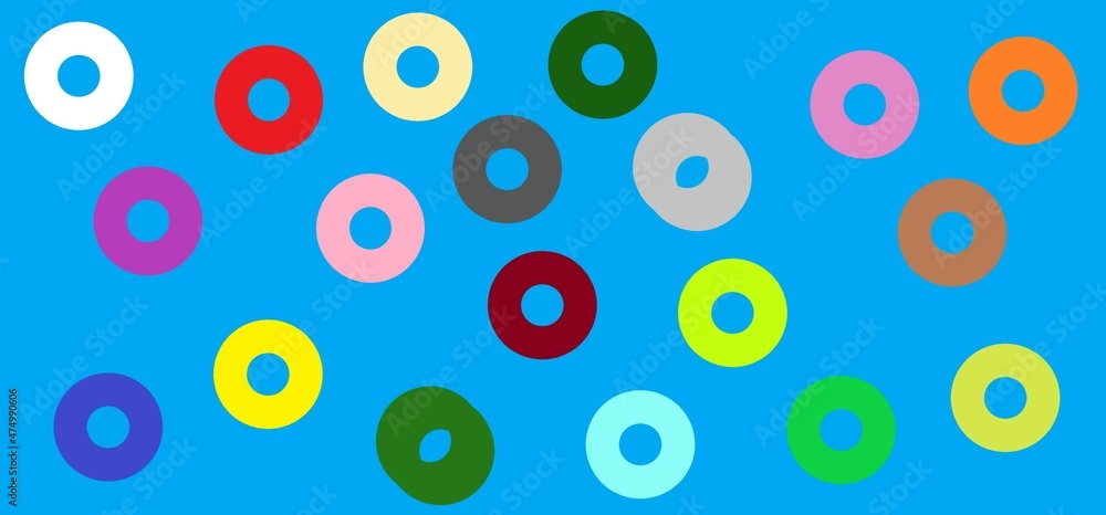 colored circles colored circles