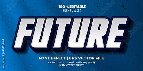 future editable text effect 