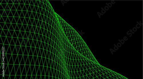 abstract mesh geometric background