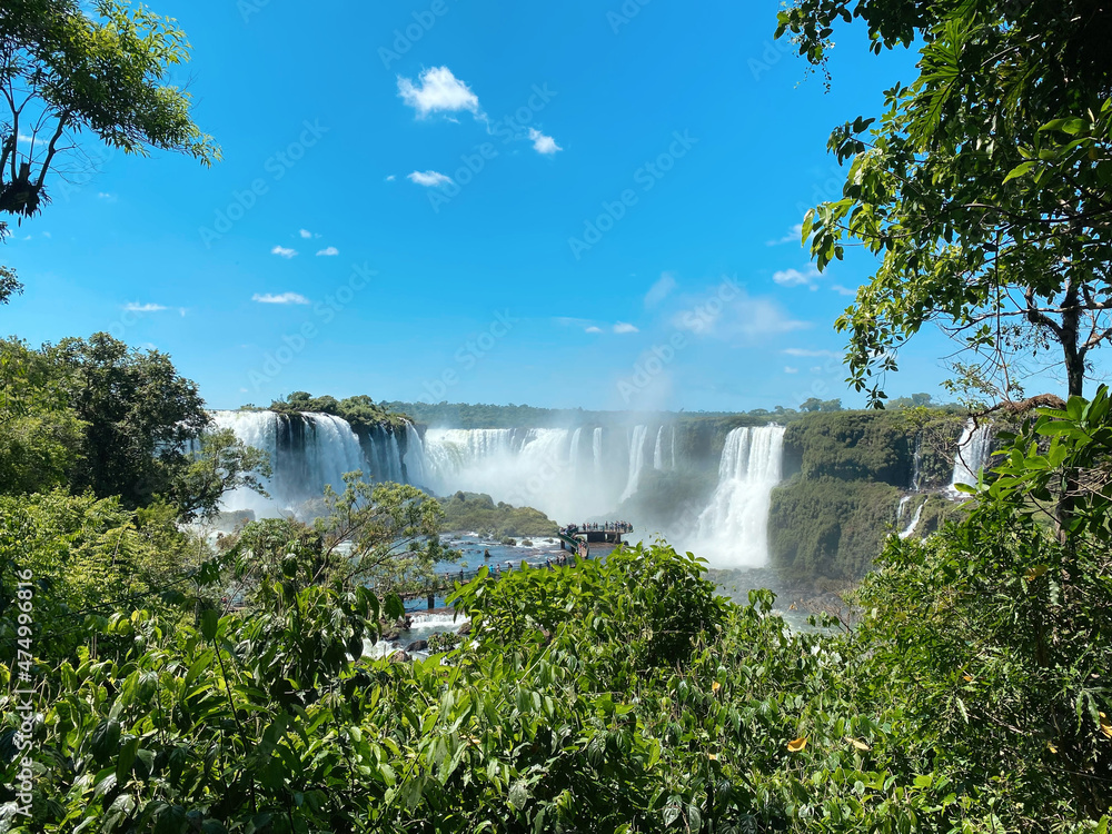 Fototapeta premium Iguassu Falls a wonderful place