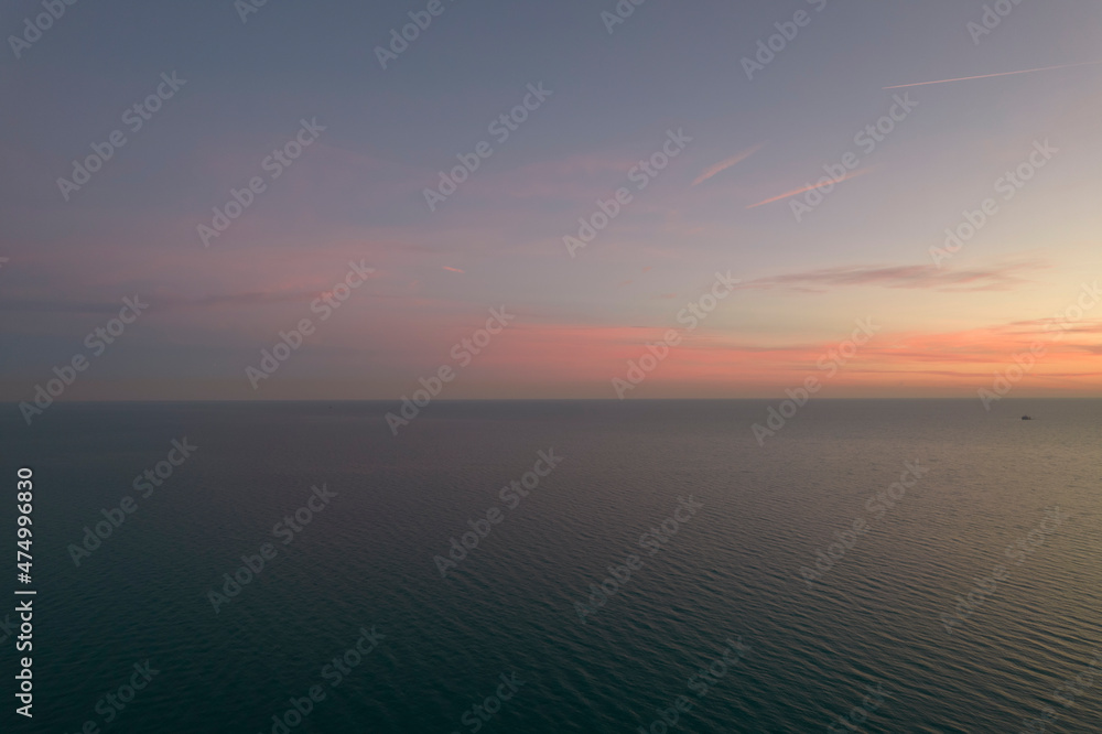 Sunrise on Lake Michigan