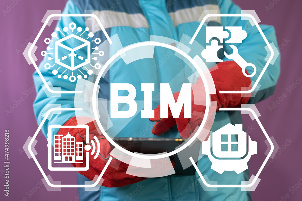 Concept of BIM Building Information Modeling. Concept of BIM Building Information Modeling.