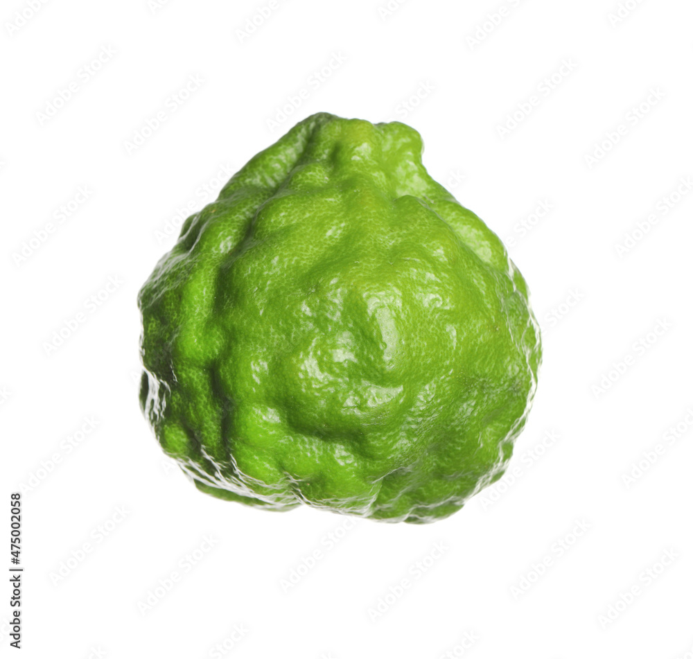 Fresh ripe bergamot fruit isolated on white Fresh ripe bergamot fruit isolated on white