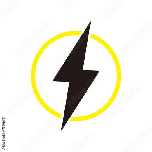 lightning bolt icon on white background Free Download lightning bolt icon on white background - GFXLoad
