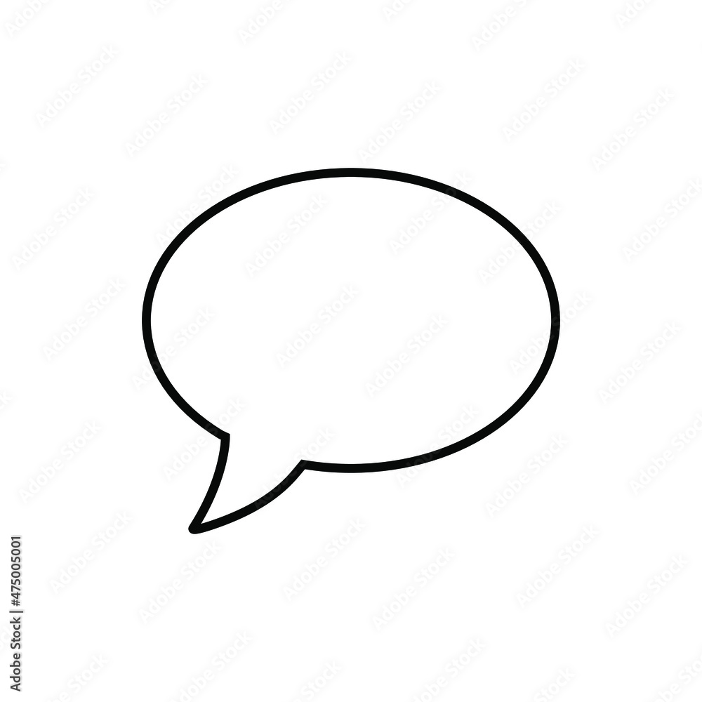 Speech bubbles Icon, flat design style. Vector chat icon for design, websites, app, UI. Speech bubbles icon illustration on white background Speech bubbles Icon, flat design style. Vector chat icon for design, websites, app, UI. Speech bubbles icon illustration on white background