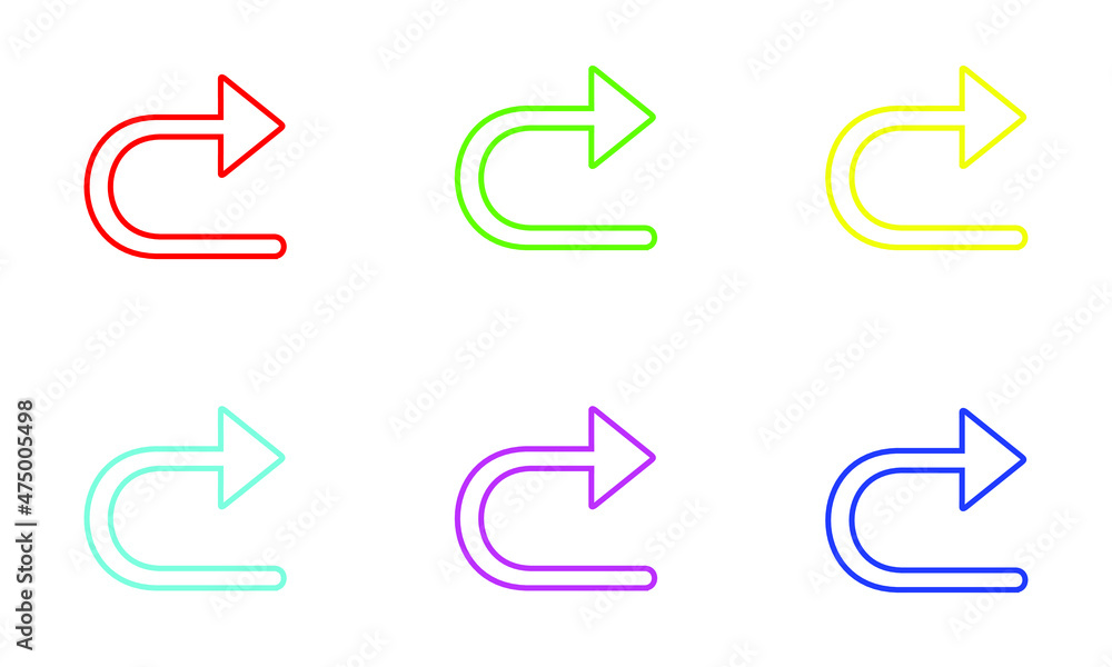 U Turn Icon - Vector, Sign and symbol for web site design, logo, app, UI. Set elements in colored icons. Vector illustration on white background U Turn Icon - Vector, Sign and symbol for web site design, logo, app, UI. Set elements in colored icons. Vector illustration on white background