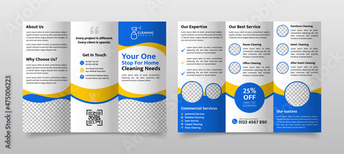 Cleaning Service Trifold Brochure