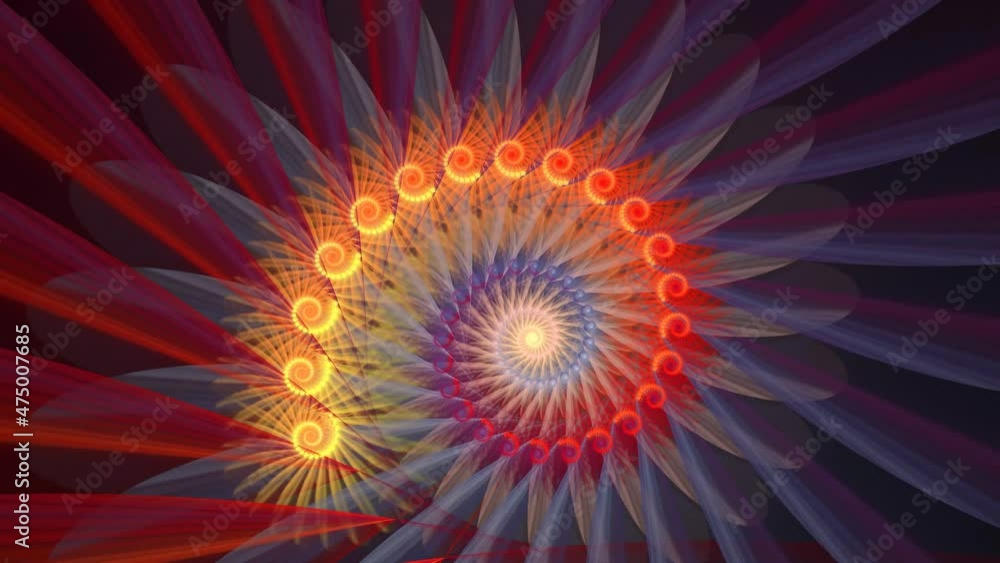 Abstract motion background animation shining particles stars sparks and ...