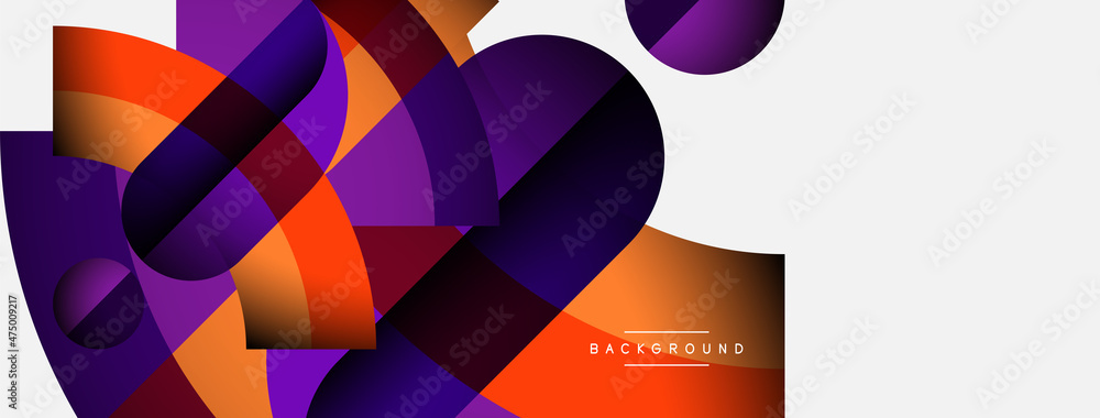Trendy shapes, color minimal design composition, lines and shadows for wallpaper banner background or landing page Trendy shapes, color minimal design composition, lines and shadows for wallpaper banner background or landing page