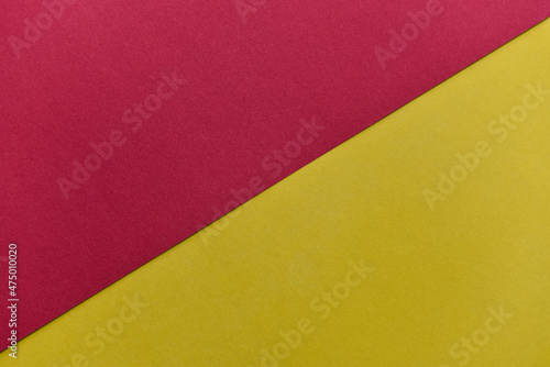 Abstract color paper and colorful paper background. red and yellow paper color