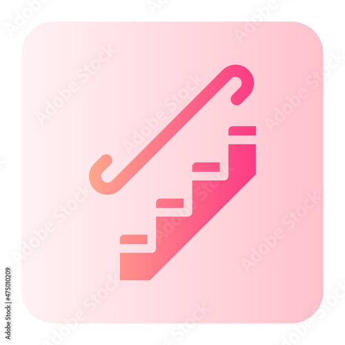 stairs gradient icon