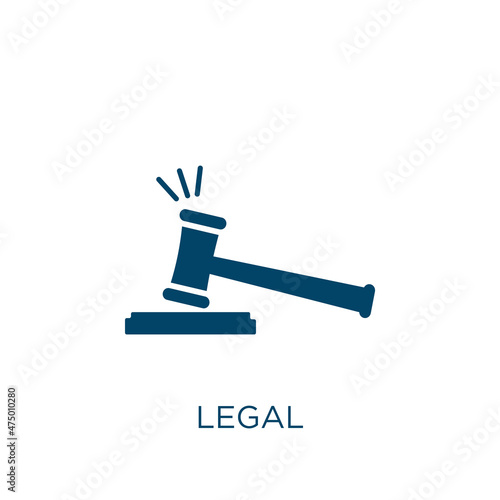 legal vector icon. law filled flat symbol for mobile concept and web design. Black justice glyph icon. Isolated sign, logo illustration. Vector graphics.