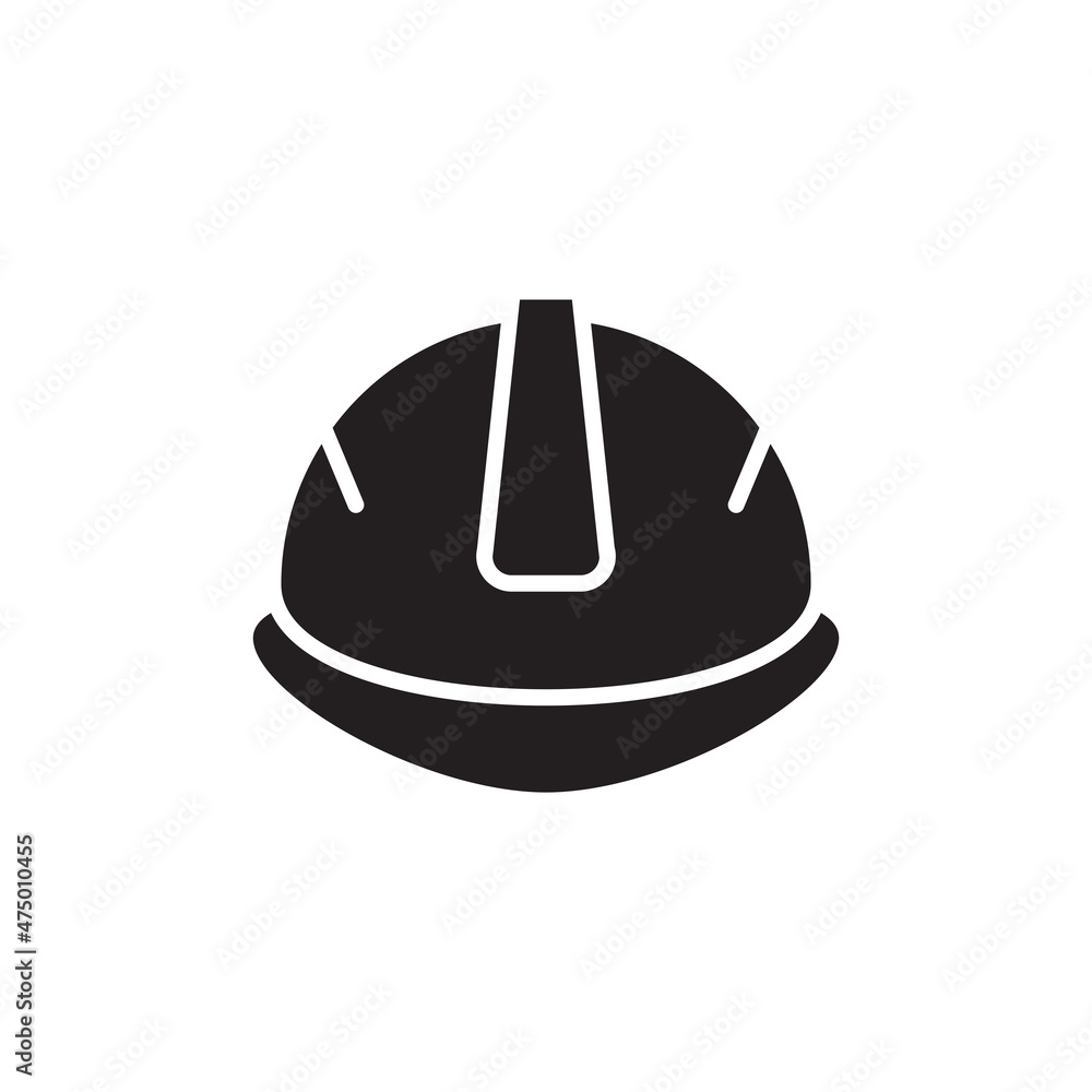 Fototapeta premium safety helmet icon vector design templates