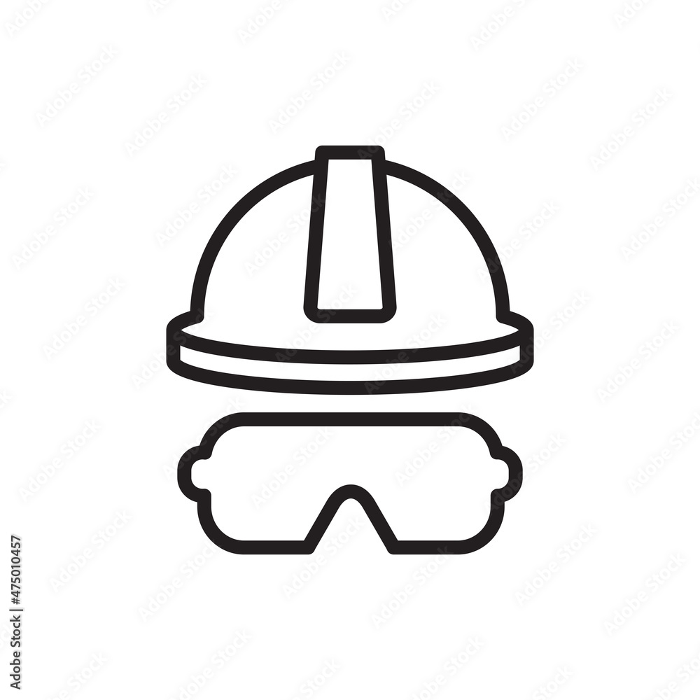 safety helmet icon vector design templates safety helmet icon vector design templates