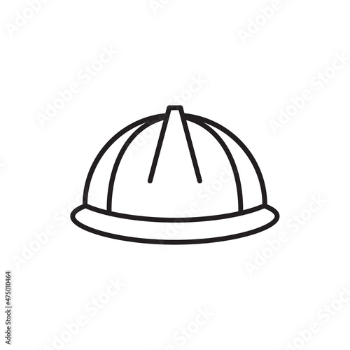 safety helmet icon vector design templates