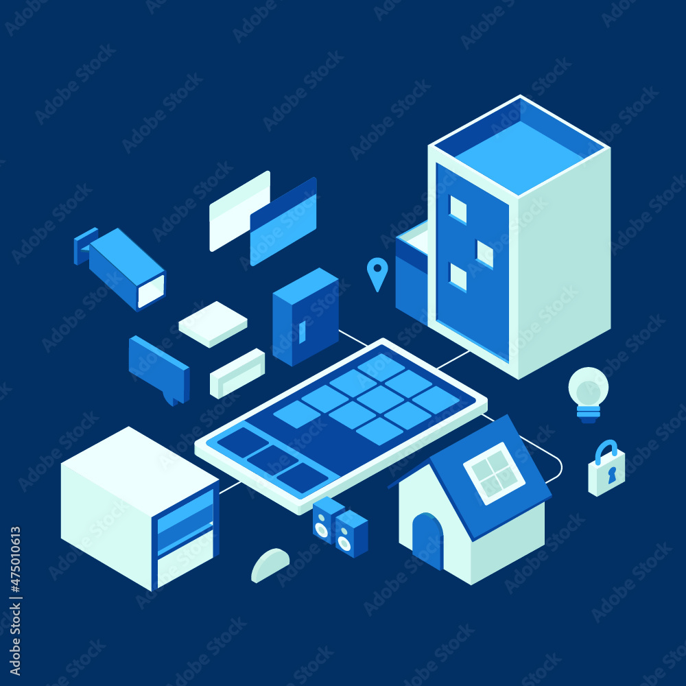 smart home with Internet of Things smart home with Internet of Things