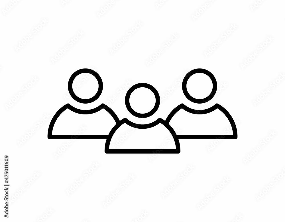 group of people icon vector group of people icon vector