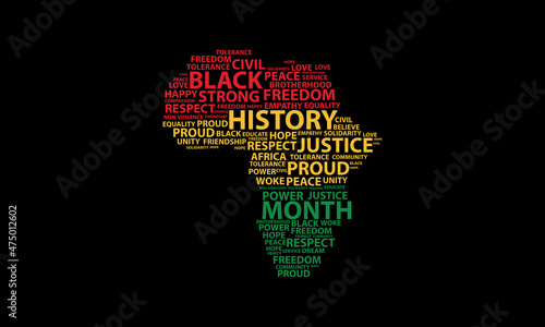 Black history month celebrate. vector illustration design graphic Black history month