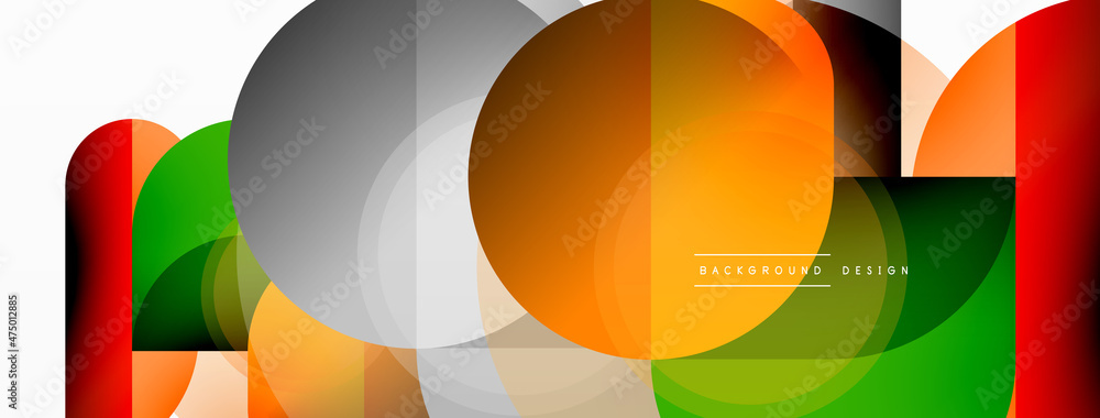 Creative geometric wallpaper. Minimal circle triangle and square line abstract background. Vector illustration for wallpaper banner background or landing page Creative geometric wallpaper. Minimal circle triangle and square line abstract background. Vector illustration for wallpaper banner background or landing page