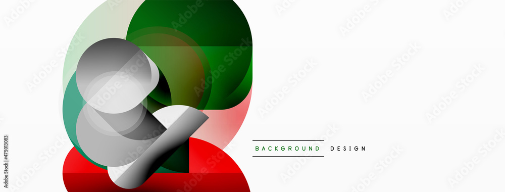 Round triangle shapes lines and circles. Geometric vector illustration for wallpaper banner background or landing page Round triangle shapes lines and circles. Geometric vector illustration for wallpaper banner background or landing page