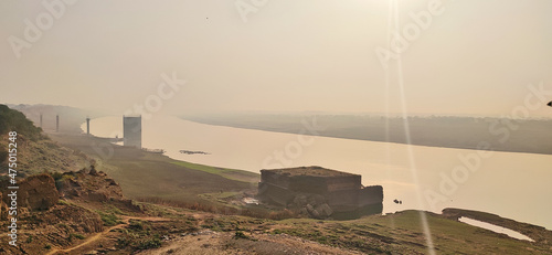 Chambal River and the infamous Chambal Valley, known as paradise of dacoits in the past. photo