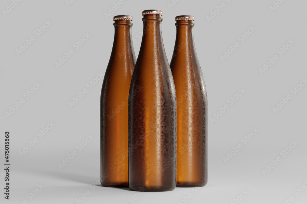 Cold Beer Bottle