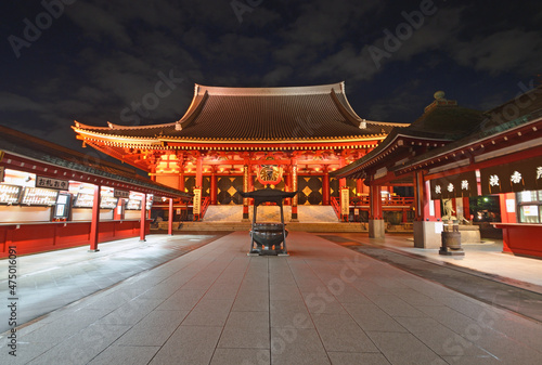 Main Hall at Senso-ji,Buddhist temple in Tokyo