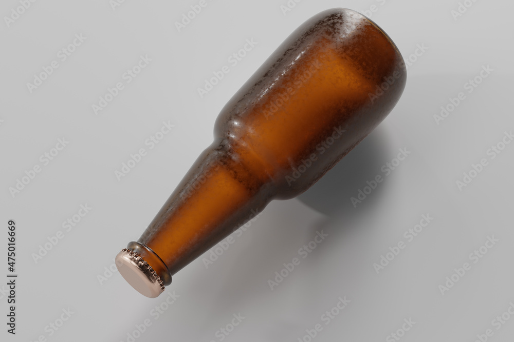 Fototapeta premium Cold Beer Bottle