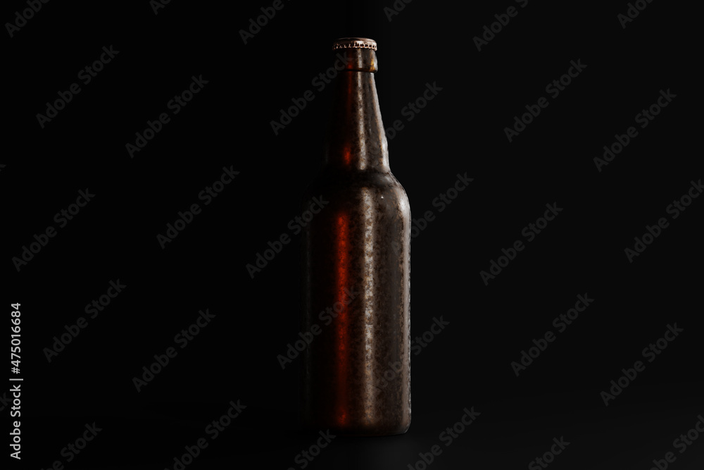 Cold Beer Bottle