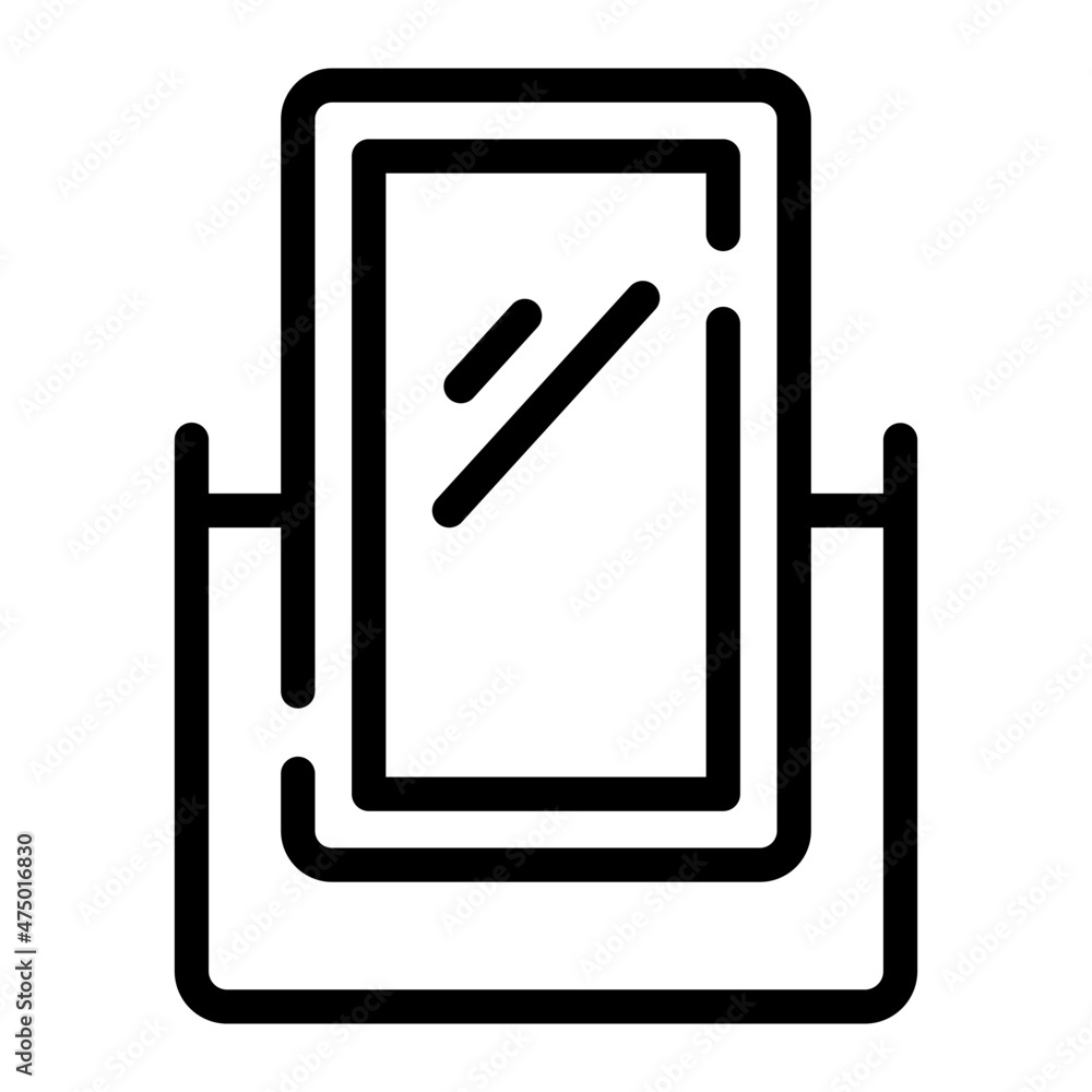 mirror line icon mirror line icon