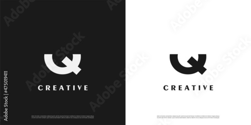 Letter Q logo icon abstract design template elements