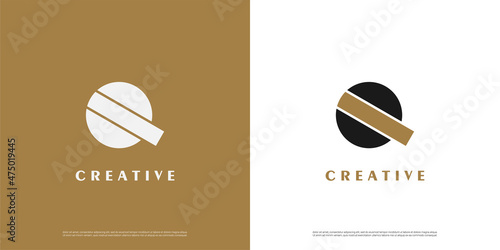 Letter Q logo icon abstract design template elements