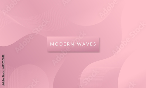 Abstract Pink liquid background. Modern background design. gradient color. Fluid shapes composition. Fit for website, banners, wallpapers, brochure, posters