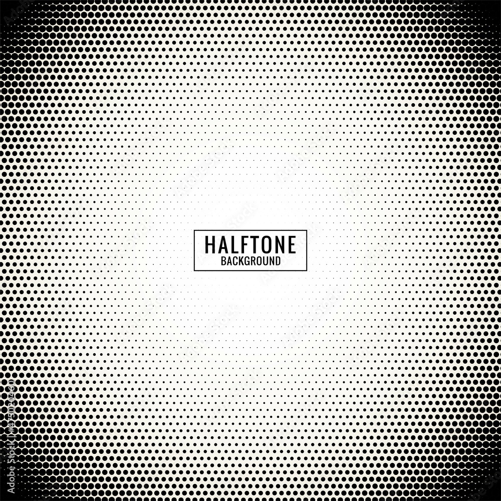 Abstract circular halftone background Abstract circular halftone background