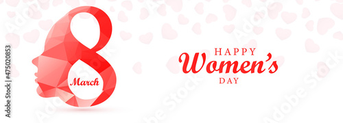 Beautiful women face card banner background