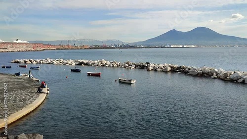 Napoli - Panoramica del golfo dal Lungomare Nazario Sauro photo