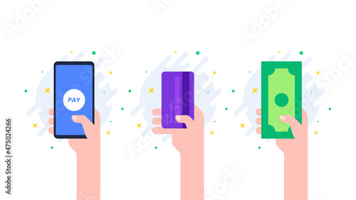 Different payment methods