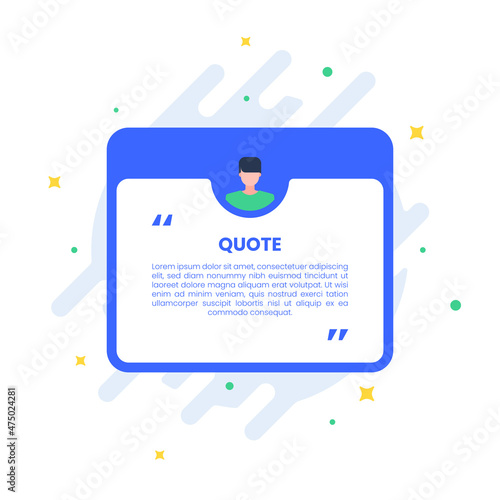 Quotes or testimonial boxes template